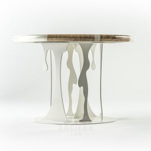 “Satellite” Collection – White Coffee table - imagine 3